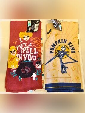 Celebrate Together Halloween Hocus Pocus & Halloween nightmare Kitchen Towel set